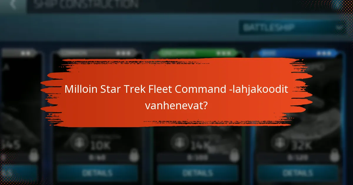Kuinka voin pysyä ajan tasalla Star Trek Fleet Command -lahjakoodien suhteen?