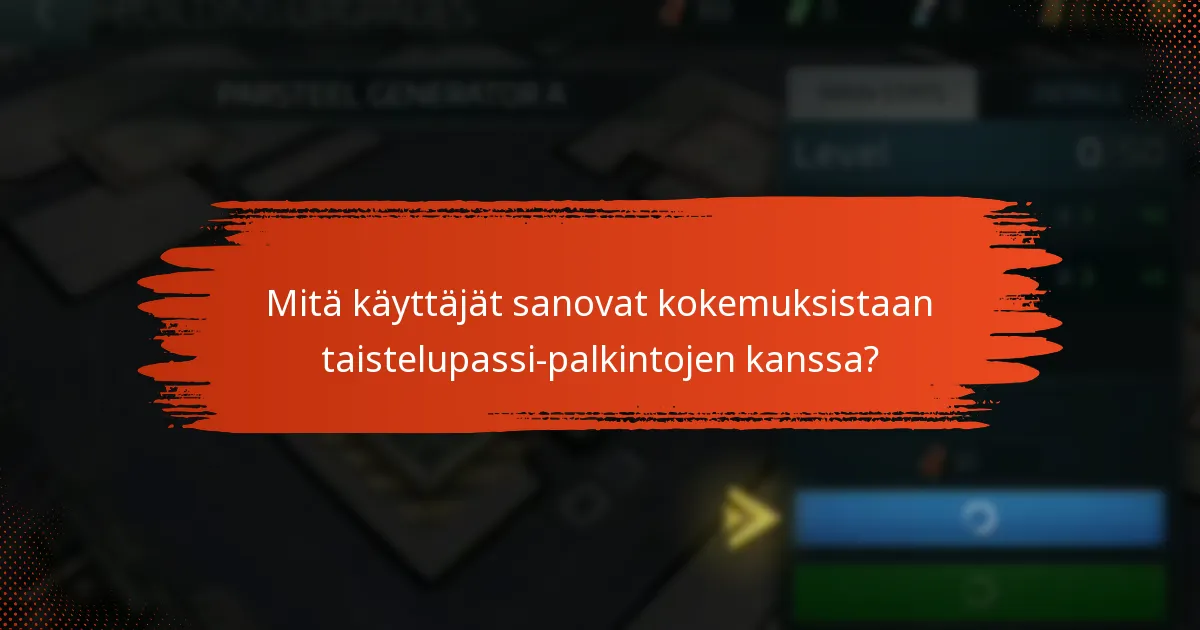 Mitkä ovat menestystarinat pelaajilta, jotka käyttävät taistelupassi-palkintoja?